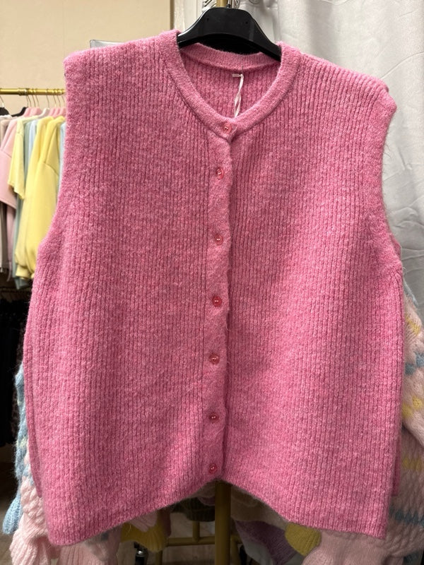 Strickweste pink
