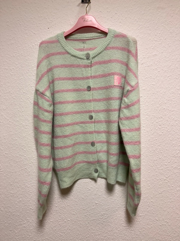Strickpullover gestreift