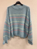 Strickpullover gestreift