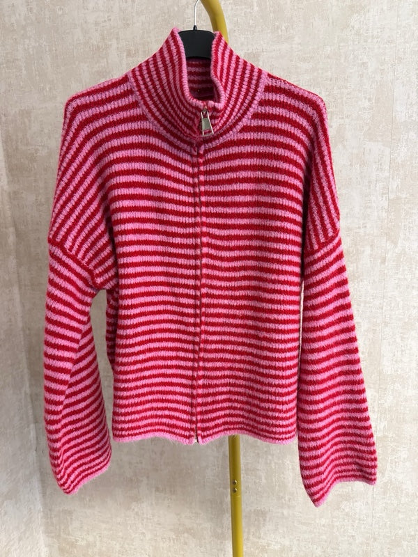 Strickjacke Zip