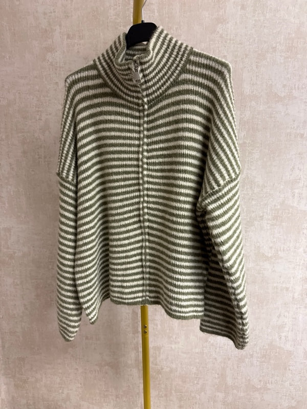 Strickjacke Zipper