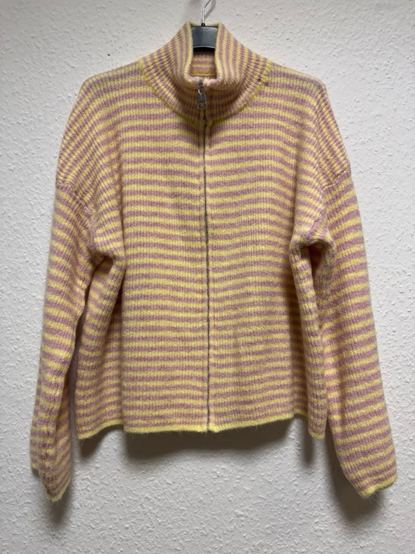 Gesteifte Strick Jacke