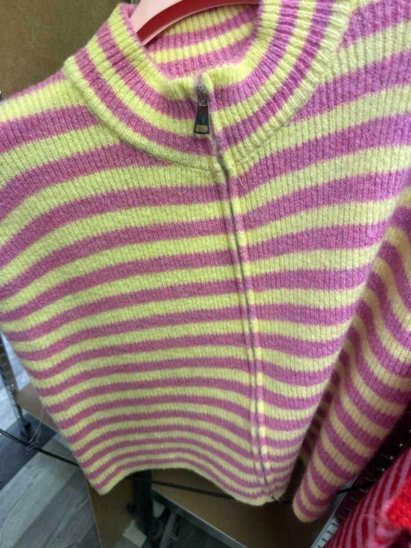 Strickweste Zip