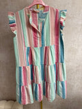 Kleid gestreift