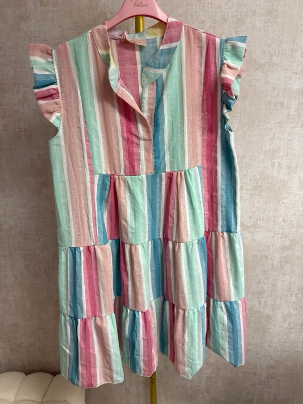 Kleid gestreift
