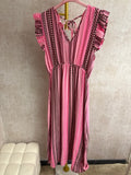 Kleid Musselin pink