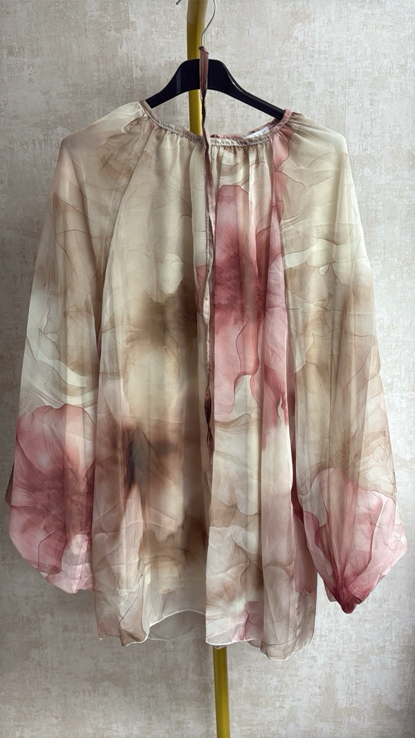 Bluse Blumen