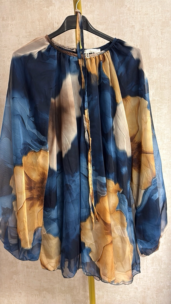 Bluse Blumen