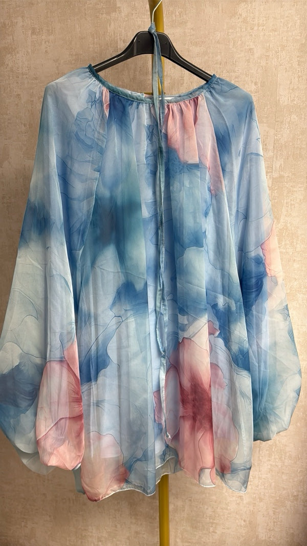 Bluse Blumen