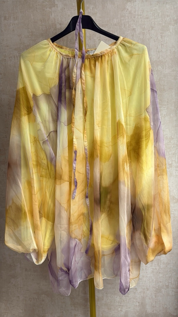 Bluse Blumen